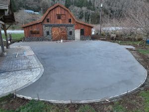 acid stain concrete tillamook