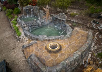 Water Feature Oregon Coast Hardscaping Tillamook
