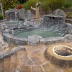 water feature waterfalls hardscaping northwest oregon