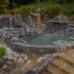 water feature waterfalls hardscaping northwest oregon