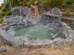 water feature waterfalls hardscaping northwest oregon
