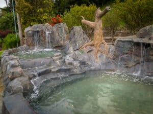 water feature waterfalls hardscaping northwest oregon