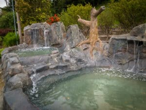 water feature waterfalls hardscaping northwest oregon