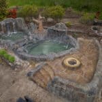flagstone sidewalk cobblestone driveway