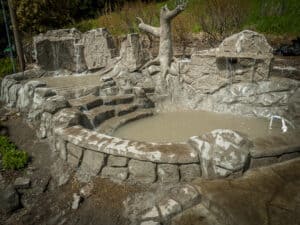 water feature waterfalls hardscaping northwest oregon