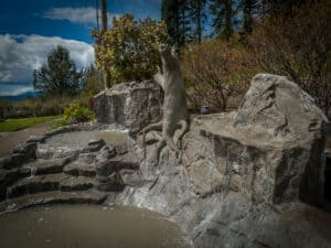 water feature waterfalls hardscaping northwest oregon