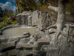 water feature waterfalls hardscaping northwest oregon
