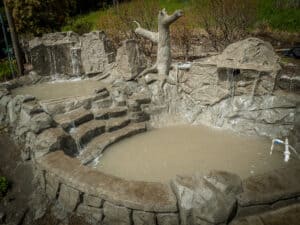 water feature waterfalls hardscaping northwest oregon