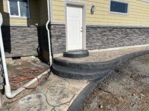 flagstone sidewalk cobblestone driveway