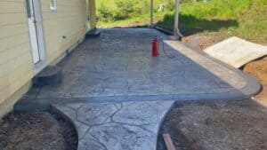 flagstone sidewalk cobblestone driveway