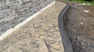 flagstone sidewalk cobblestone driveway