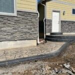 flagstone sidewalk cobblestone driveway