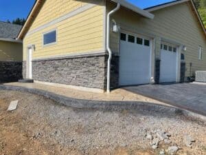 flagstone sidewalk cobblestone driveway