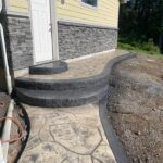 flagstone sidewalk cobblestone driveway