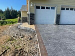 flagstone sidewalk cobblestone driveway