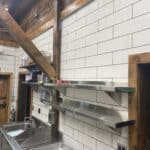 vertical overlay subway tile