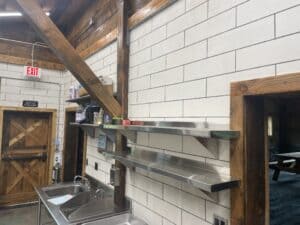 vertical overlay subway tile