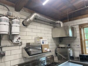 vertical overlay subway tile