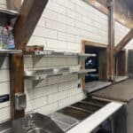 vertical overlay subway tile