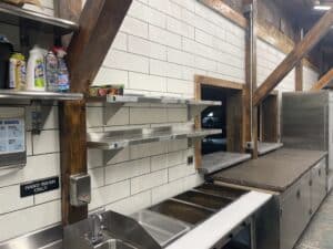 vertical overlay subway tile