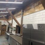 vertical overlay subway tile