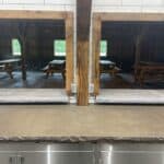 vertical overlay subway tile