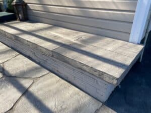 cover old concrete to make look new again