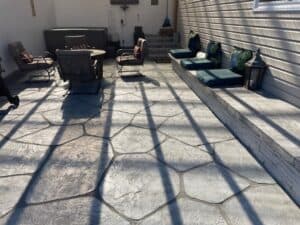 cover old concrete to make look new again