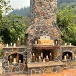 outdoor kitchen pizza oven northwest tillamook county