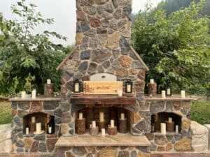 outdoor kitchen pizza oven northwest tillamook county