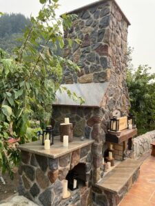 outdoor kitchen pizza oven northwest tillamook county