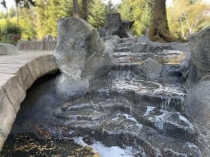 water feature waterfalls hardscaping northwest oregon