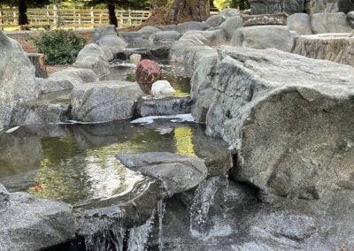 water feature waterfalls hardscaping northwest oregon