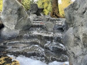 water feature waterfalls hardscaping northwest oregon
