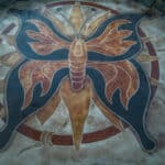 custom engrave & stain concrete design