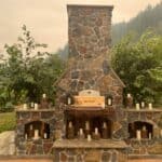 outdoor kitchen pizza oven northwest tillamook county