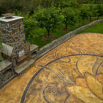 Outdoor Fireplace Pizza Oven GFRC Countertops