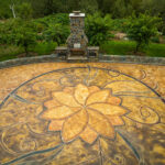 Outdoor Fireplace Pizza Oven GFRC Countertops