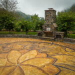 Outdoor Fireplace Pizza Oven GFRC Countertops