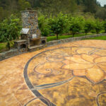 Outdoor Fireplace Pizza Oven GFRC Countertops