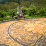 Outdoor Fireplace Pizza Oven GFRC Countertops