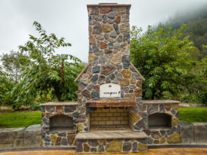 Outdoor Fireplace Pizza Oven GFRC Countertops