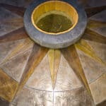 medallion concrete patio concrete stamping