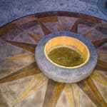 medallion concrete patio concrete stamping