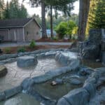 water feature waterfalls hardscaping northwest oregon