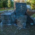 water feature waterfalls hardscaping northwest oregon