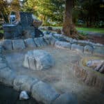 water feature waterfalls hardscaping northwest oregon