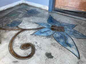 acid stain concrete overlay tillamook oregon