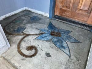 acid stain concrete overlay tillamook oregon