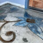 acid stain concrete overlay tillamook oregon